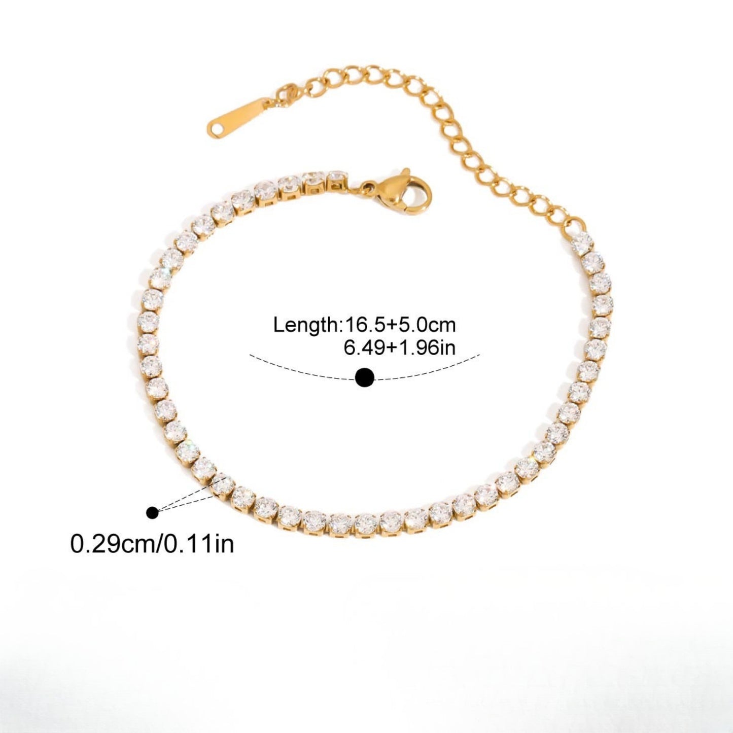 Luxury Iced Tennis Bracelet