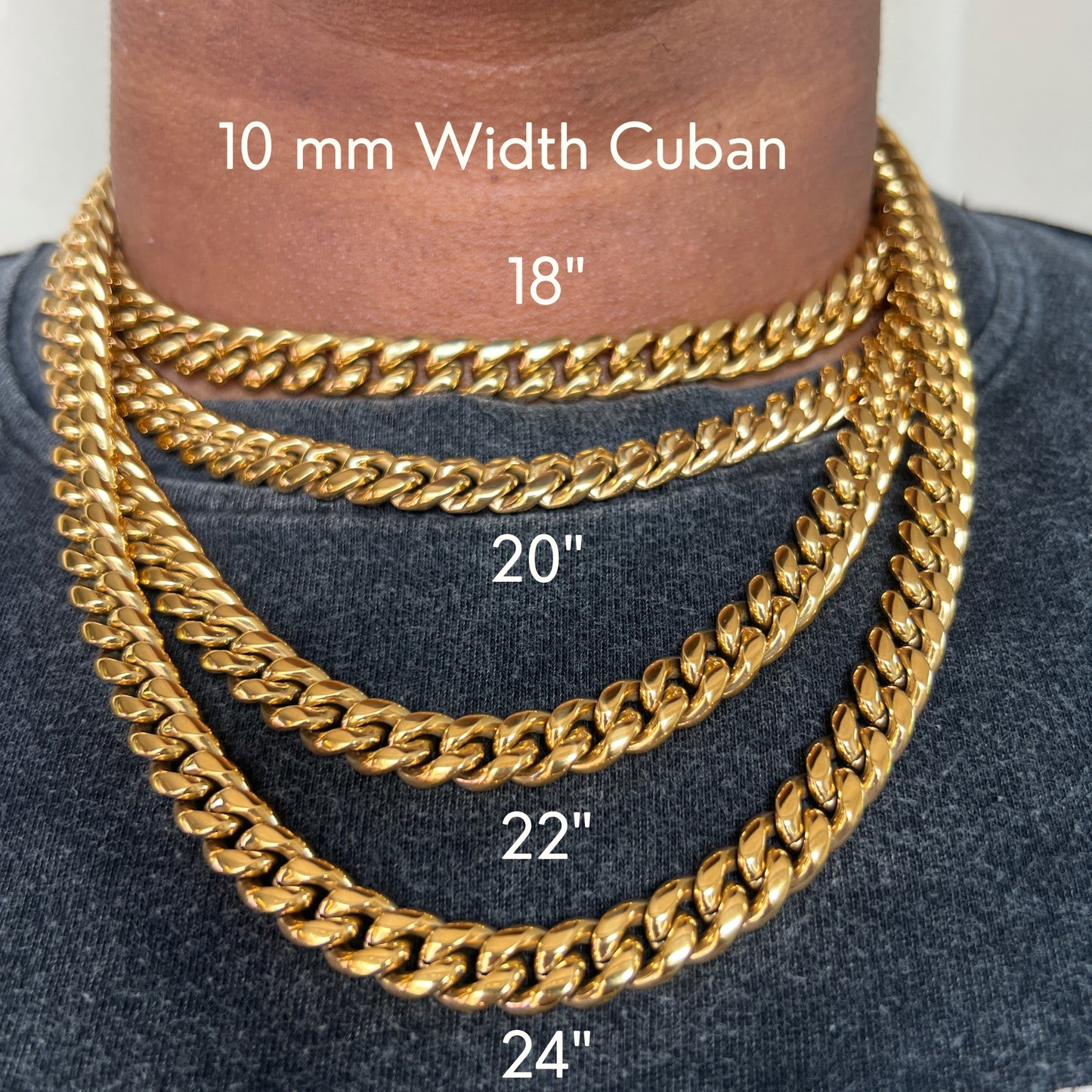 10mm Cuban Link Chain