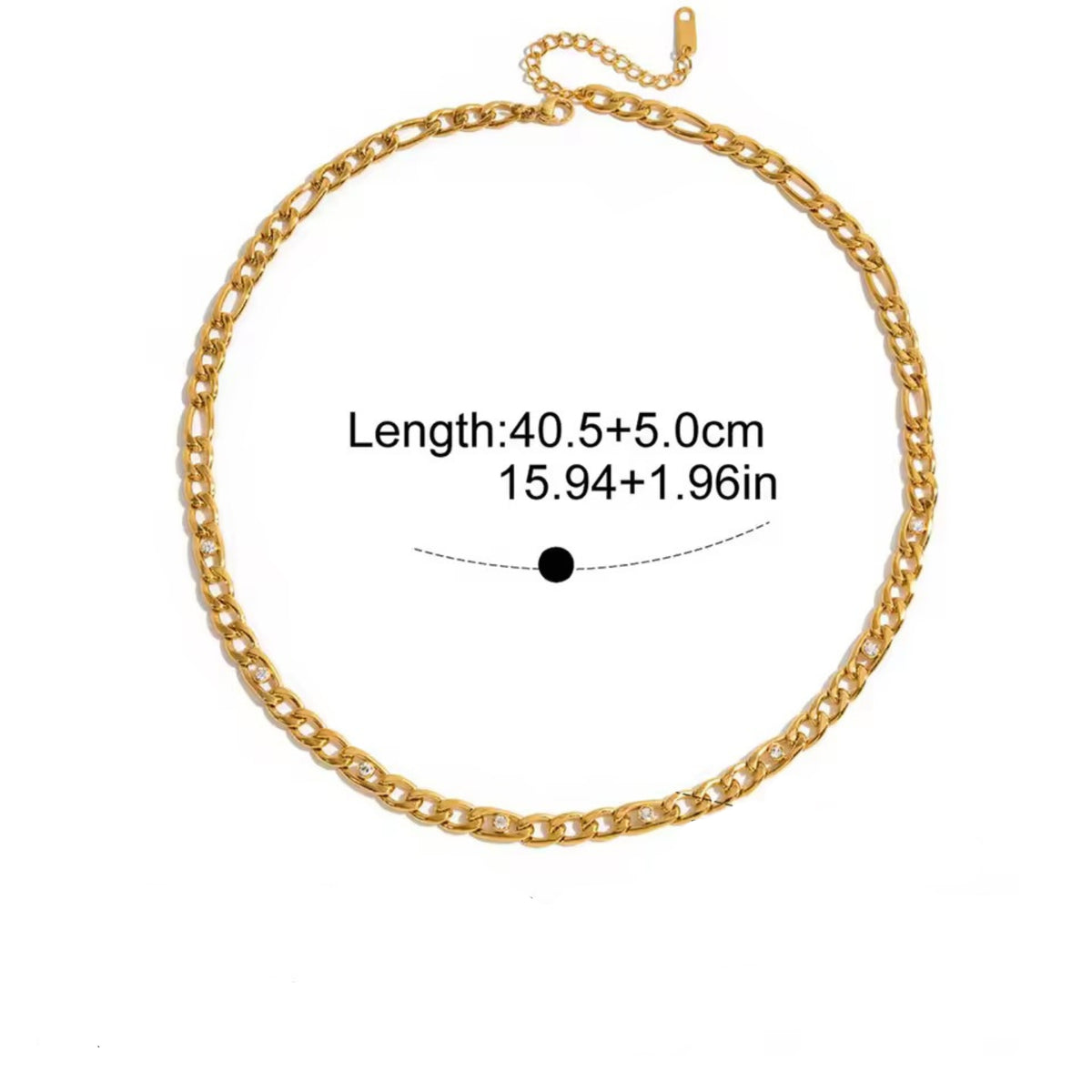 Iced Figaro Necklace