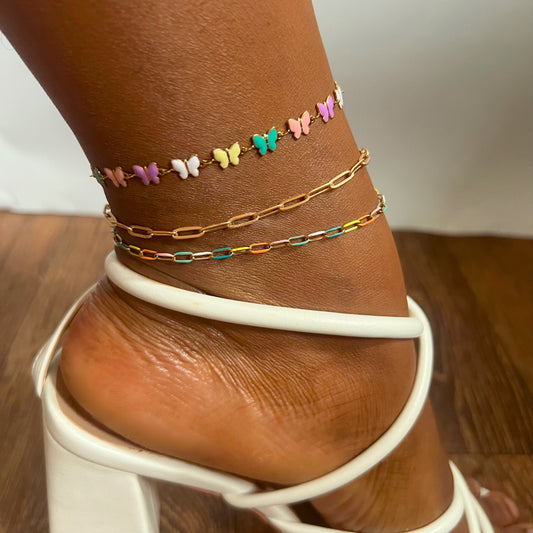 Anklets Bliss Collection (9” inches + 2” extension)