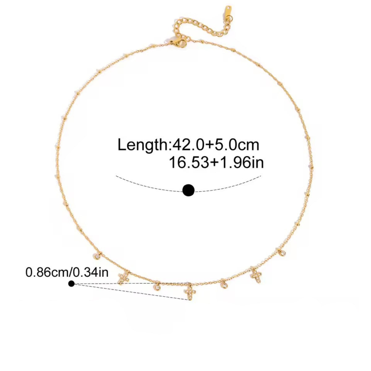 Cross My Heart Necklace