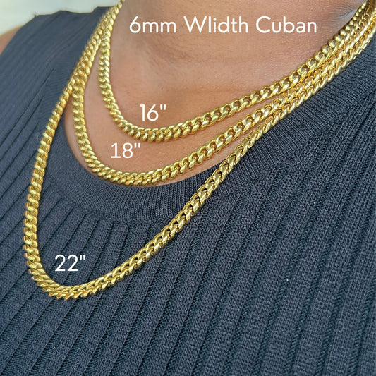 6 mm Cuban Link Chain