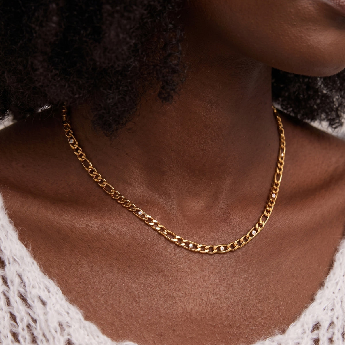 Iced Figaro Necklace