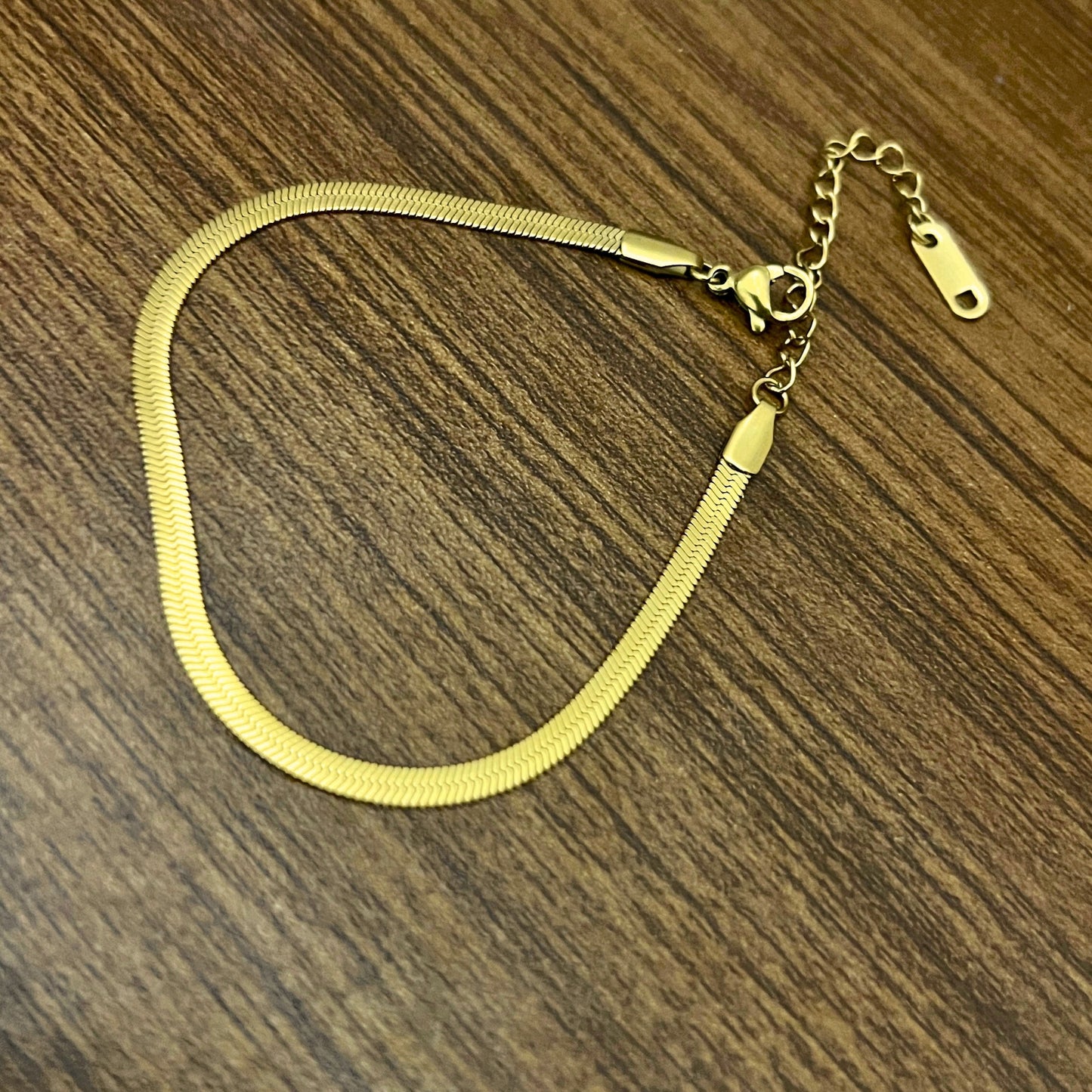 Golden Silk (Herringbone) Bracelet