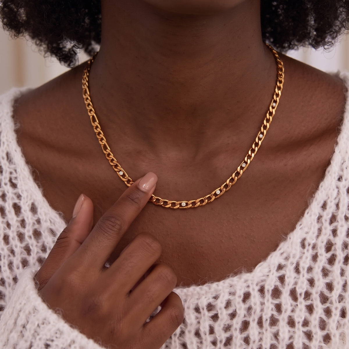 Iced Figaro Necklace